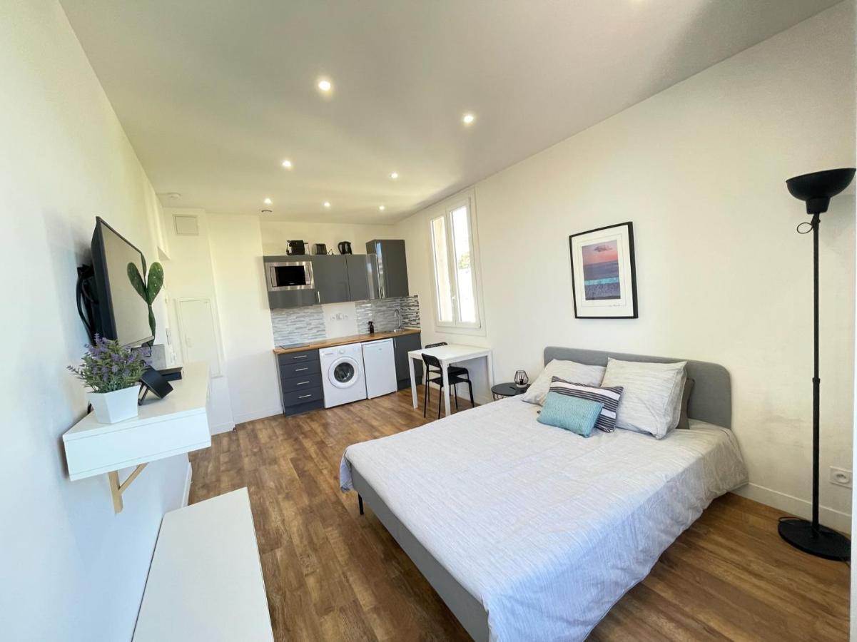 Nice Renting - Cambrai02 - Studio Beach Sea View - Ac - Promenade Des Anglais Exterior foto