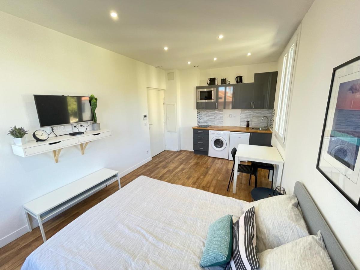 Nice Renting - Cambrai02 - Studio Beach Sea View - Ac - Promenade Des Anglais Exterior foto